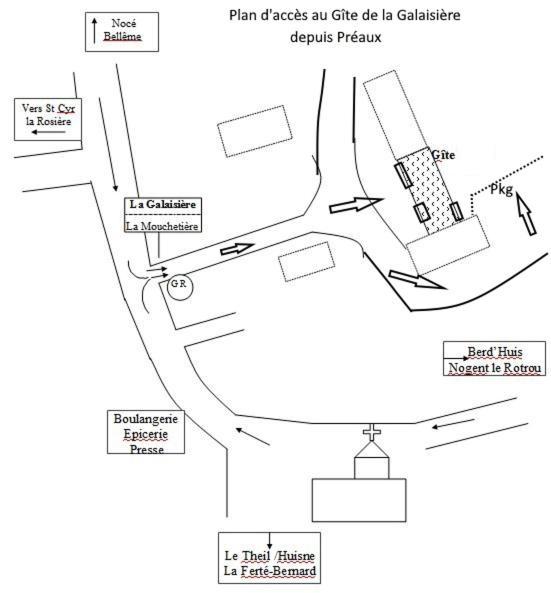Gite De La Galaisiere Préaux المظهر الخارجي الصورة